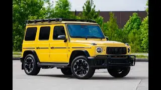 2025 Mercedes Benz G-Class G63 Sun Yellow Walk Around iLusso Houston