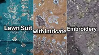 Most Beautiful Embroidered Lawn Suit 2025 🌸 | Luxury Summer Collection | Trending Fashion Look