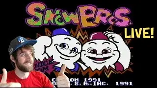 Snow Brothers (NES) | Full Playthrough | Live Gameplay!
