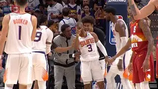 Chris Paul acknowledges Devin Booker for his screen on Javale Mcgee 😂 | Nuggets vs Suns G4