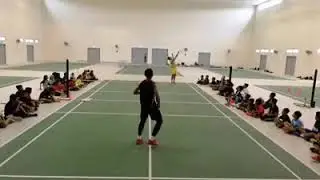 Kem Bakat Badminton KBS Negeri Melaka: Latihan silibus Pukulan Atas dikendalikan coach Ri