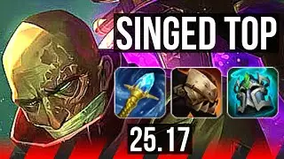 SINGED vs IRELIA (TOP) | 1800+ games | EUW Master | 25.17