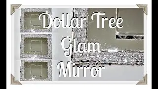 DIy Dollar Tree Glam Mirror
