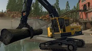Henter ny gravemaskin Farming simulator 25