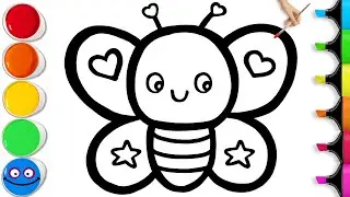 🦋 How To Draw a Funny Butterfly | Easy Step By Step Tutorial