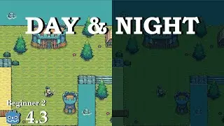 How to create a Day and Night cycle - Learn Godot 4 2D - no talking