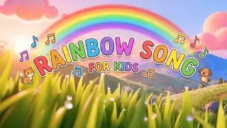 Colors in the Sky 🌈 | Rainbow Song for Kids | Learn Colors with Fun Animation