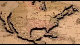 3D Tactile Map of North and South America