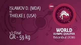 1/2 GR - 59 kg: J. THIELKE (USA) df. D. ISLAMOV (MDA) by TF, 17-8