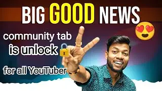 only 0 subscriber community tab unlock. YouTube update#youtuber #youtubechannel #youtubers