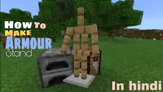 How to make armor stand in minecraft (in hindi)