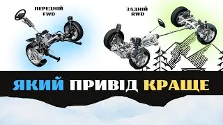 УСІ ТИПИ ПРИВОДІВ НА АВТО | RWD, AWD, 4x4