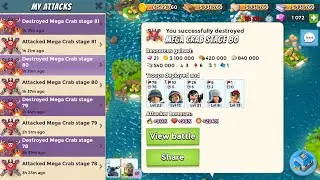 Mega Crab 8 (Stage 80) Featuring MAXED Account Mar 2018