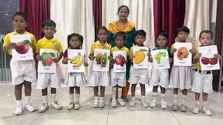Fruits name activity by class LKG
