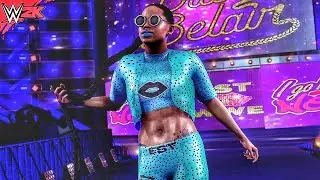 Bianca Belair 2021 Entrance with Updated Graphics Pack | WWE 2K19 PC Mods