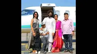 Allu Arjun with His Mummy & Papa 😎❤️👌 Father Allu Arvind & Mother | Pushpa with Mom Dad #shorts