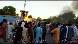 PAF Base Malir attack PTI Crowd