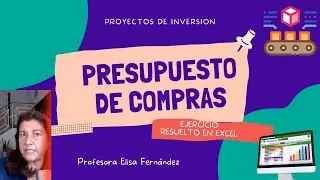 Presupuesto de COMPRAS de MATERIAS PRIMAS / EJERCICIO Resuelto