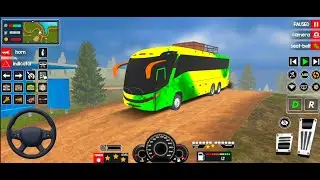 Real Bus Simulator Gameplay | Dangerous Hill Roads Driving