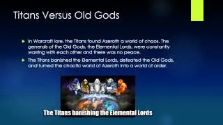 Presentation: Lovecraft Meets Warcraft
