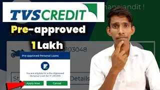Tvs Credit Pre-approved Personal Loan | Tvs credit saathi | Insta Loan