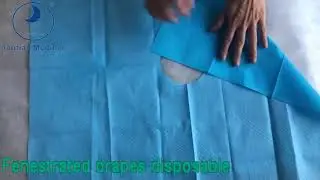 Fenestrated Drapes Disposable For Hoapital Surgery