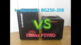 コンパクトベースアンプTC ELECTRONIC BG250-208 VS IBANEZ P3110D　promethean。色々と比較 DEMO Review Sound Comparison