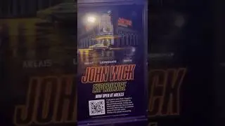 John wick car Area 15 Las Vegas #cars #experience #lasvegas #travel #hollywood #movies #tv #youtube