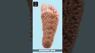 FOOT DEEP CLEANING | ASMR ANIMATION | ASMR TREATMENT VIDEO #asmr #animation #shorts #shortvideo