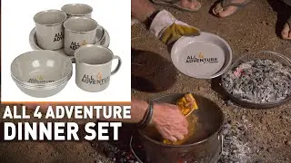All 4 Adventure &bull; Эмалированный набор столовых приборов