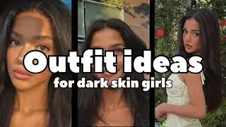 Dark Skin Colour girls cute dress Ideas ( Part 1 )￼￼￼￼