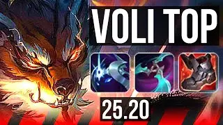 VOLIBEAR vs YORICK (TOP) | Quadra, 8/2/2, Dominating | EUW Diamond | 25.20