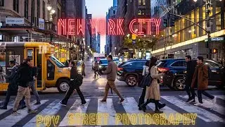 NYC Photo Walk -  Street Photography - Grand Central, Winter Village, Times Square - Canon RP