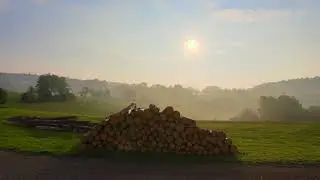 Early Morning with a drone