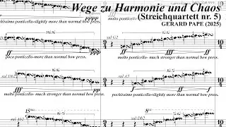 Gerard Pape - String Quartet no. 5 