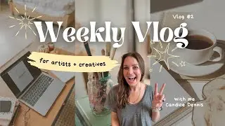 Come Build Your Art Dream With Me (Artist Journey Vlog #2 | Weekly Check-In + Motivation)