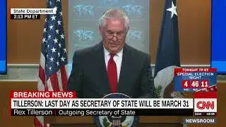 Tillerson Rex Words after being fired
