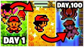 I SURVIVED 100 DAYS IN AN OPEN WORLD POKEMON GAME (Pok&eacute;mon Wilds Challenge)