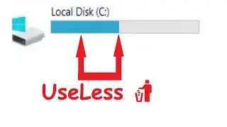Let's Clean Up Your "C:" drive (Windows Drive) | Without Any Software | Fixy Fix