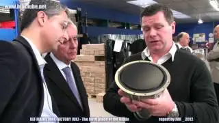 Meticulous assembly and finishing at KEF factory in Kent, England