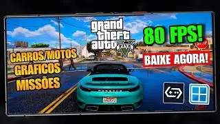 GTA 5 ULTRA REALISTA PEGANDO 80 FPS SUPER OTIMIZADO PARA ANDROID GAMEHUB