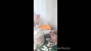 Flamingo cake topper