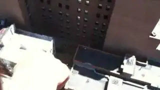 Baloons of 22 story building