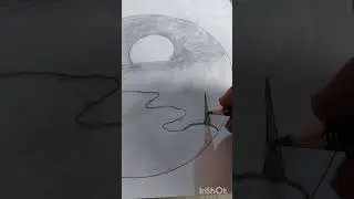 Sketch art#easy sunset drawing#pencil art