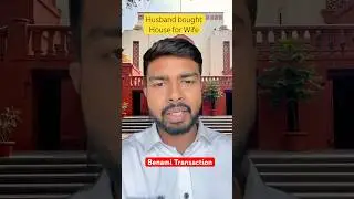 Property in name of Wife - Benami Transaction #ivlegal #law #moneymanagement #tax #investment