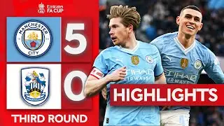 City Put On A Show On KDB Return! | Man City 5-0 Huddersfield Town | Emirates FA Cup 23-24