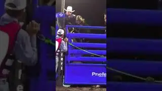 Bull riding gone wrong! #bullriding #pbr