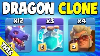 This Dragon Clone Attack is SUPER POWERFUL!!! TH16 Attack Strategy (Clash of Clans)