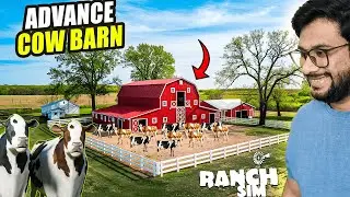 Finally Build ADVANCE COW BARN  For HYBRID COW 🐄 - Ranch Simulator S3 #3