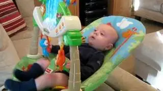 Funny Levi on bouncy seat February 2009